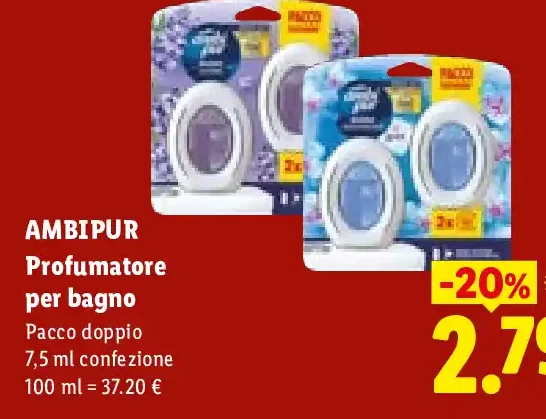 Profumatore per bagno