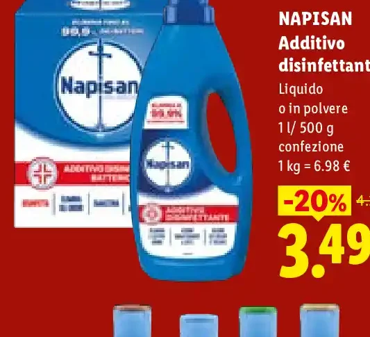 Additivo disinfettante