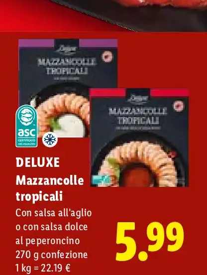 Mazzancolle tropicali
