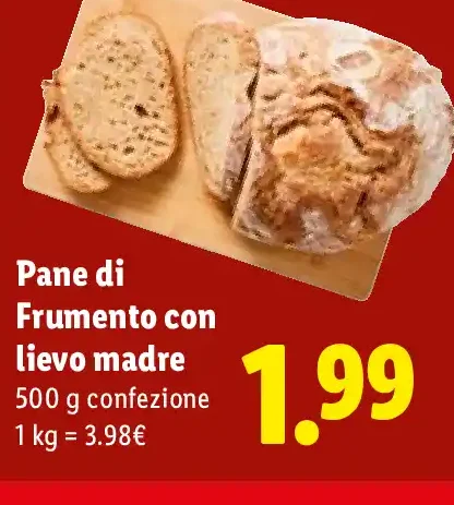 Pane di frumento con lievito madre