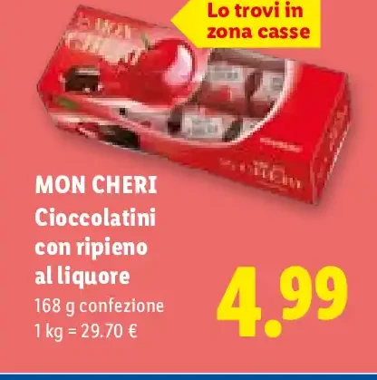 Cioccolatini con ripieno al liquore