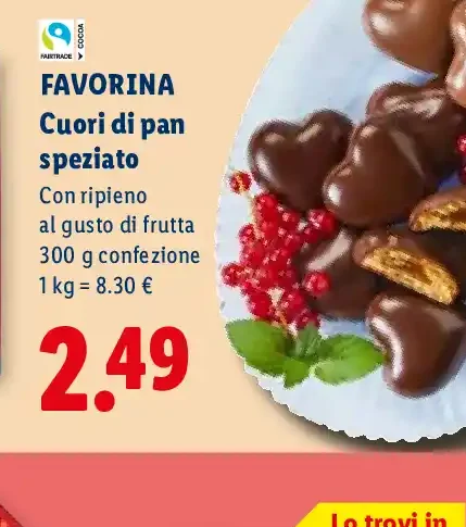 Cuori di pan speziato