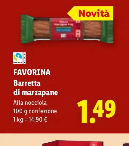 Barretta di marzapane