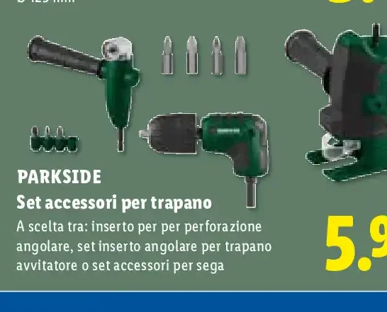 Set accessori per trapano Parkside