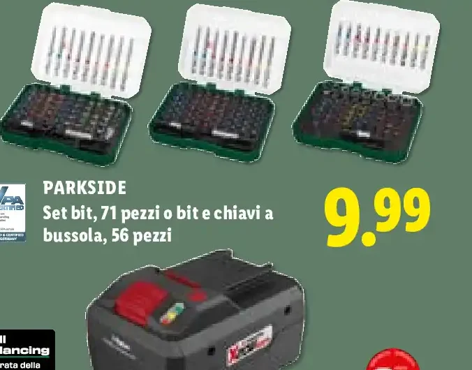 Set bit e chiavi a bussola