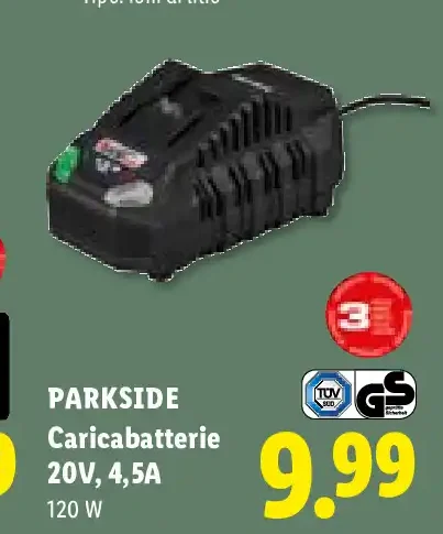 Caricabatterie 20V 4,5A
