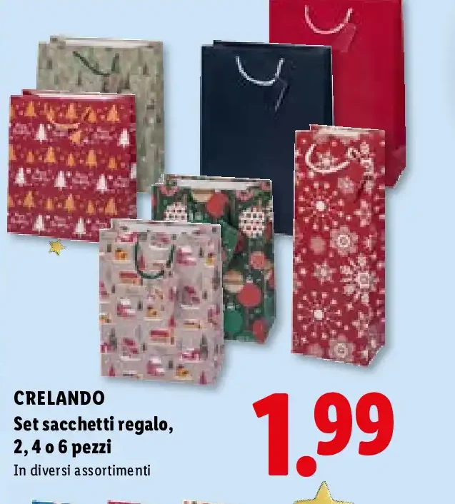 Set sacchetti regalo
