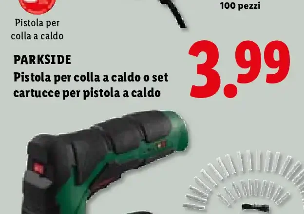 Pistola per colla a caldo o set cartucce