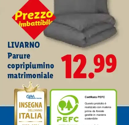 Parure copripiumino matrimoniale