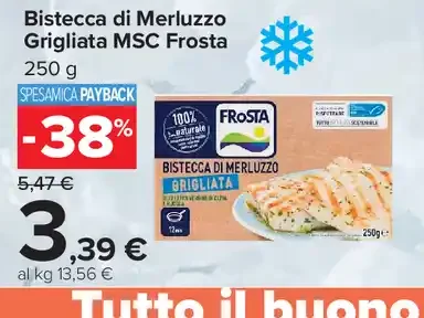 Bistecca di Merluzzo Grigliata MSC Frosta