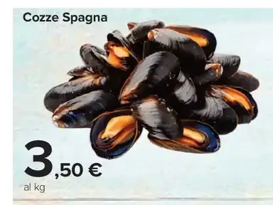 Cozze Spagna