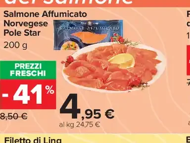 Salmone Affumicato Norvegese Pole Star