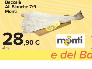 Baccalà Ali Bianche 7/9 Monti