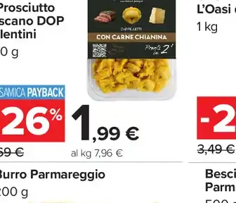 Cappelletti Carne Chianina e Prosciutto Toscano DOP Valentini