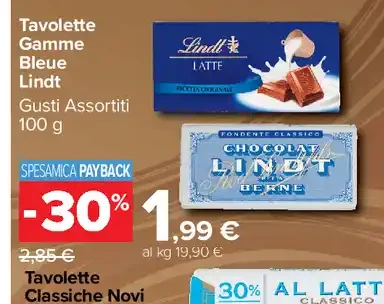 Tavolette Lindt