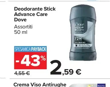 Deodorante stick Dove
