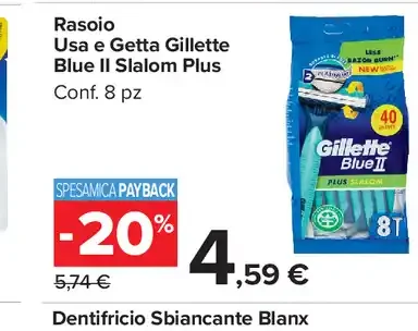 Rasoio usa e getta Gillette Blue II