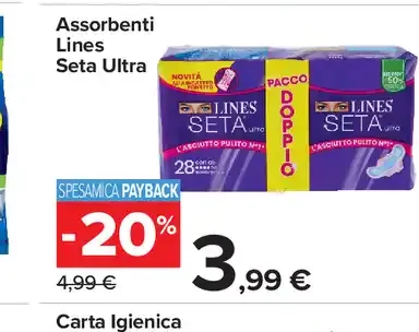 Assorbenti Lines Seta Ultra