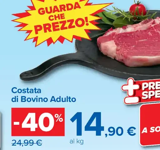 Costata di Bovino Adulto