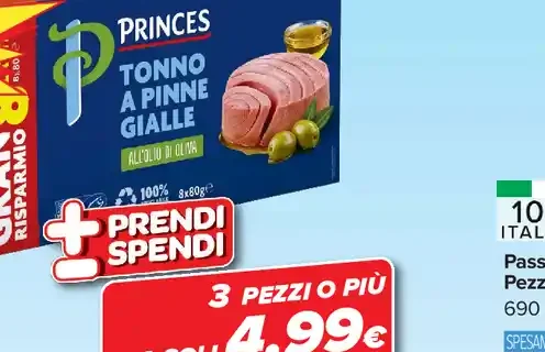 Tonno a Pinne Gialle Princes