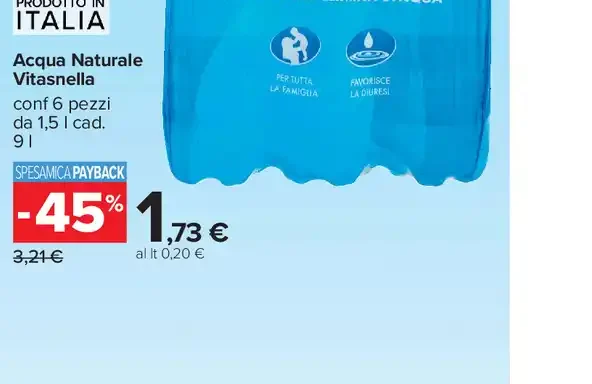 Acqua Naturale Vitasnella