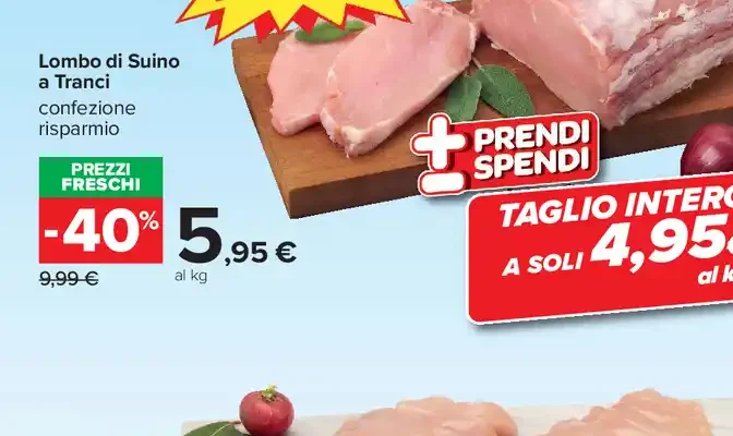 Lombo di Suino a Tranci