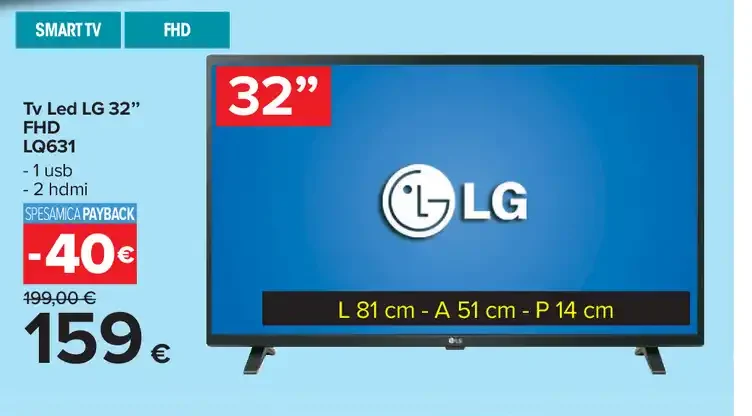 TV LED LG 32 FHD