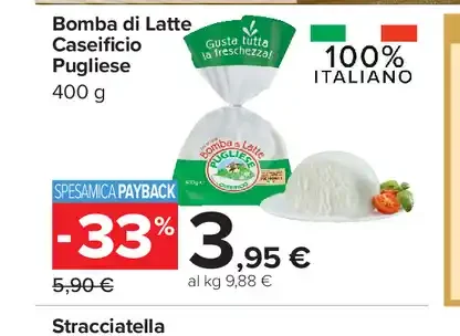 Bomba di latte Caseificio Pugliese
