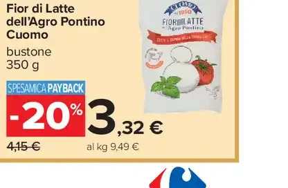 Mozzarella Fior di Latte dell’Agro Pontino Cuomo