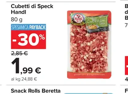 Cubetti di speck Handl