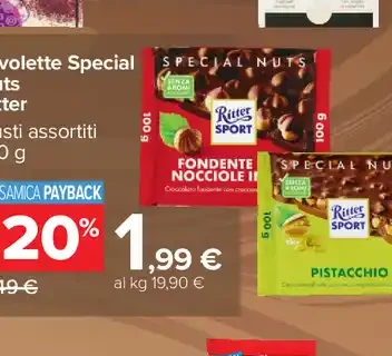 Tavolette Special Nuts Ritter