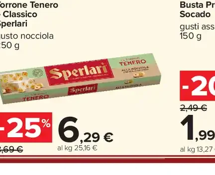 Torrone Tenero e Classico Sperlari
