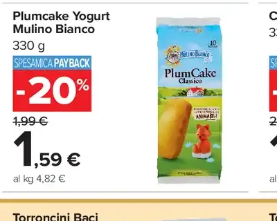 Plumcake Yogurt Mulino Bianco