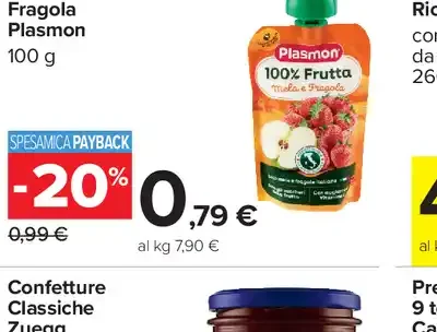 Pouche mela fragola Plasmon