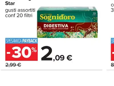 Tisane Sogni d'Oro Star