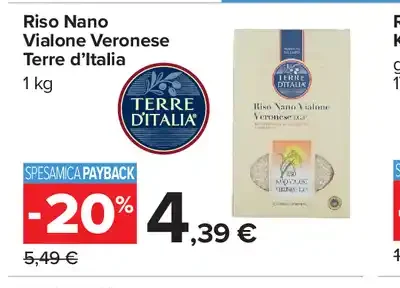 Riso Nano Vialone Veronese Terre d'Italia
