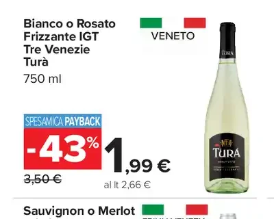 Bianco o Rosato Frizzante IGT Tre Venezie Turà