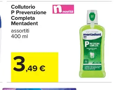 Collutorio P Prevenzione Completa Mentadent