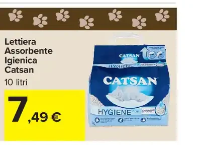Lettiera Assorbente Igienica Catsan