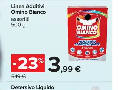 Linea Additivi Omino Bianco