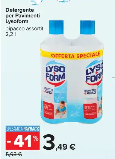 Detergente per pavimenti Lysoform