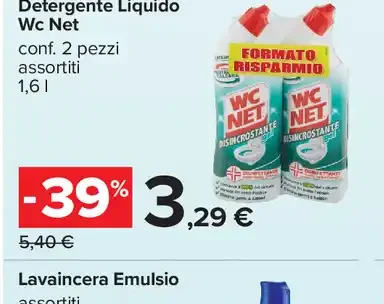 Detergente liquido WC Net