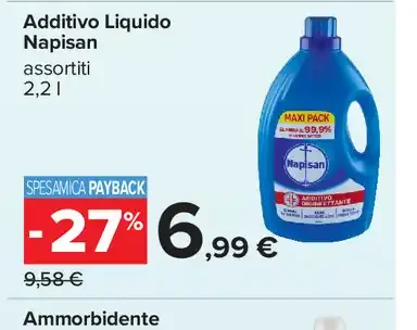 Additivo liquido NapiSan