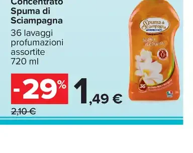 Ammorbidente concentrato Spuma di Sciampagna