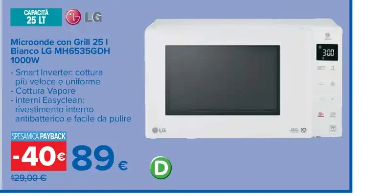 Microonde con grill LG