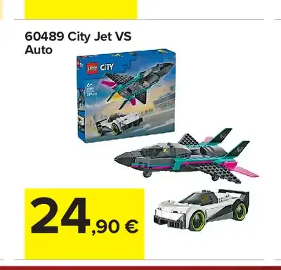 60489 City Jet VS Auto LEGO