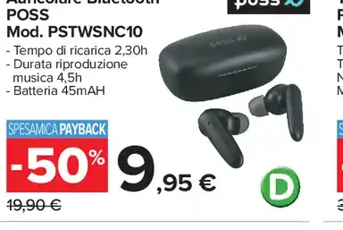 Auricolare Bluetooth POSS