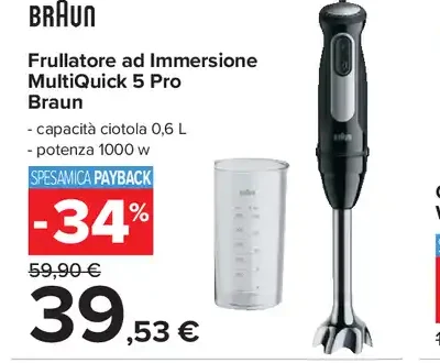 Frullatore ad immersione MultiQuick 5 Pro
