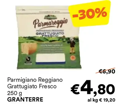 Parmigiano Reggiano Grattugiato Fresco