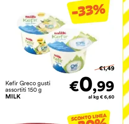 Kefir Greco gusti assortiti